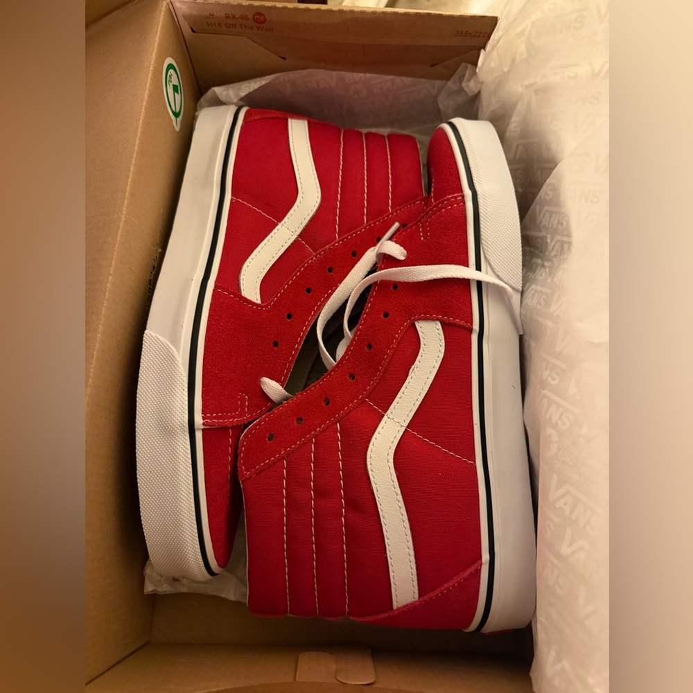 Vans Sk8-Hi Racing Red - Picture 10 of 11